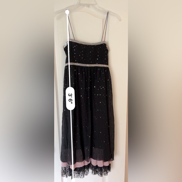 Hazel Black Dress w/ Accents Medium - Picture 7 of 12